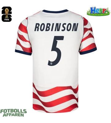 Förenta stater Antonee Robinson #5 Hemmatröja VM 2026 Kortärmad